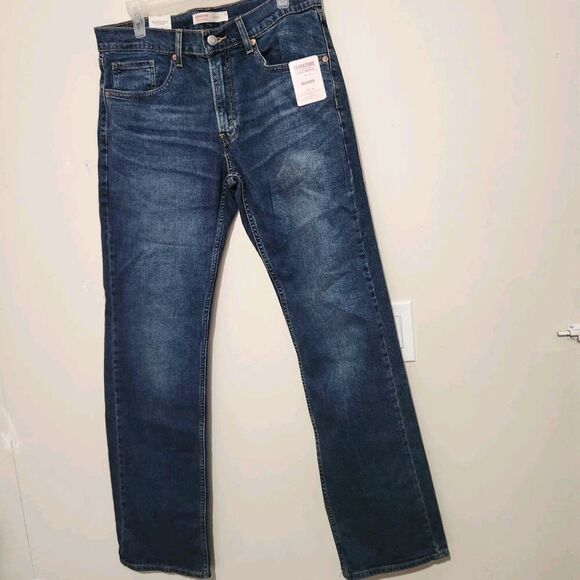 Levis Strauss Signature Jeans Size 32x34 Blue Relax Flex Moves With You. - Picture 1 of 11